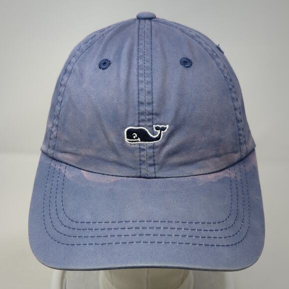 Vineyard Vines Slideback Baseball Hat Blue One Size Embroidered Whale - Picture 2 of 10